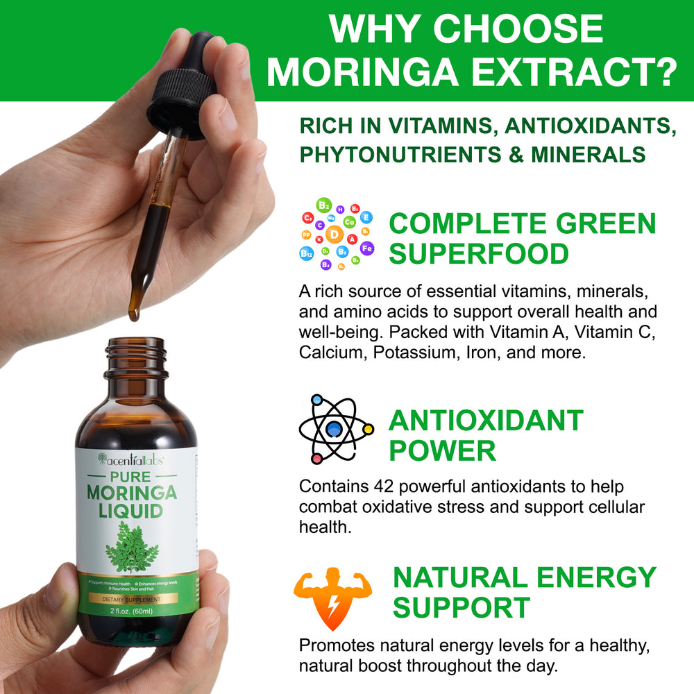 Extract de Moringa • Picături lichide