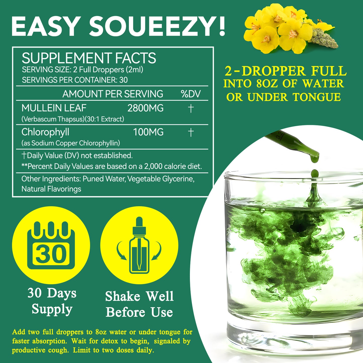 Extract de lumânărică • Picături lichide