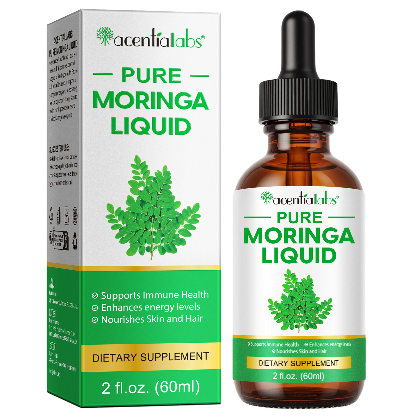 Extract de Moringa • Picături lichide