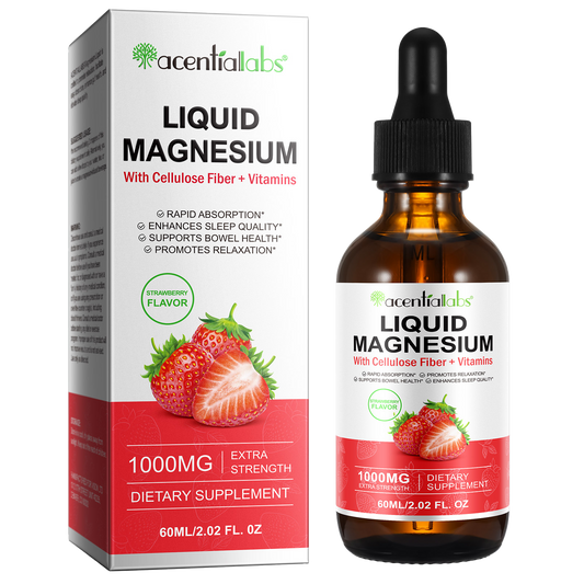 Magneziu • Picături lichide • Căpșuni