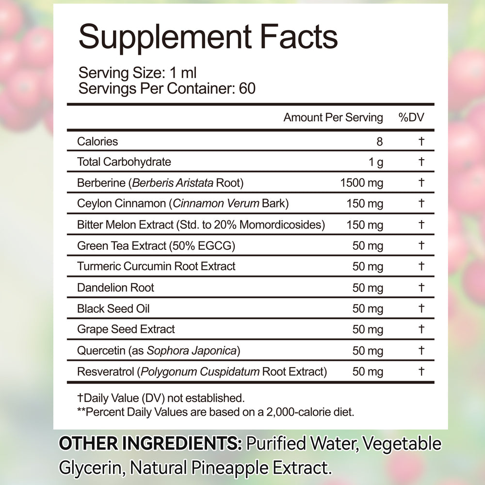 Berberine Extract • Liquid Drops