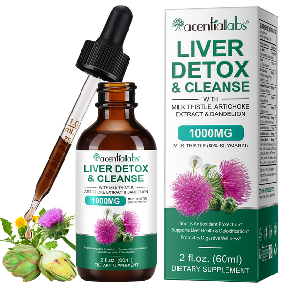 Detoxifiere și curățare a ficatului • Picături lichide