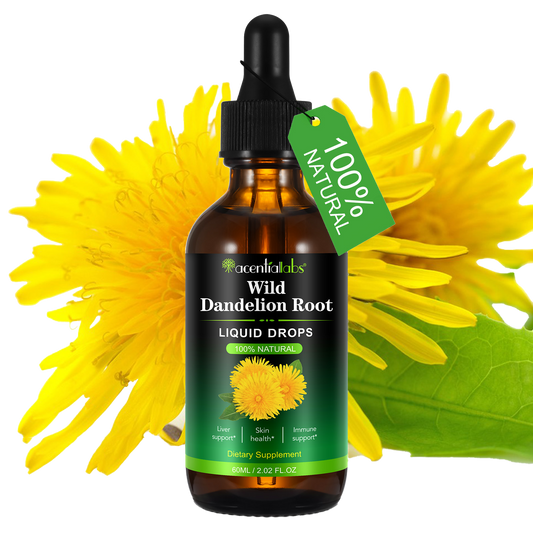 Extract de rădăcină de păpădie sălbatică • Picături lichide