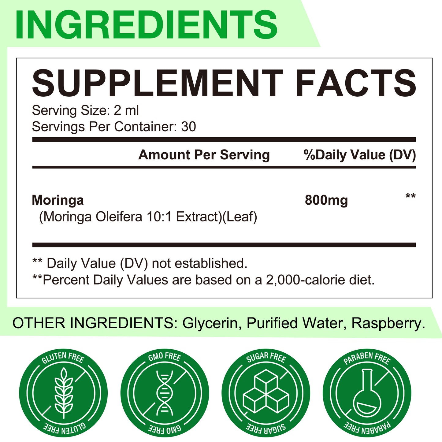 Extract de Moringa • Picături lichide