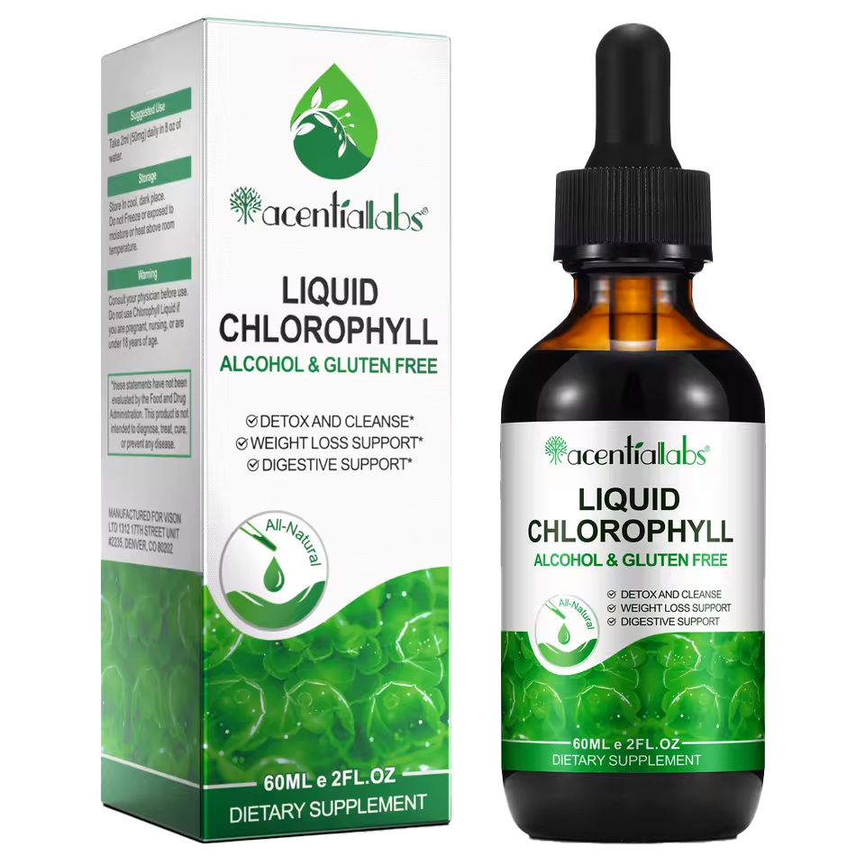 Extract de clorofilă • Picături lichide