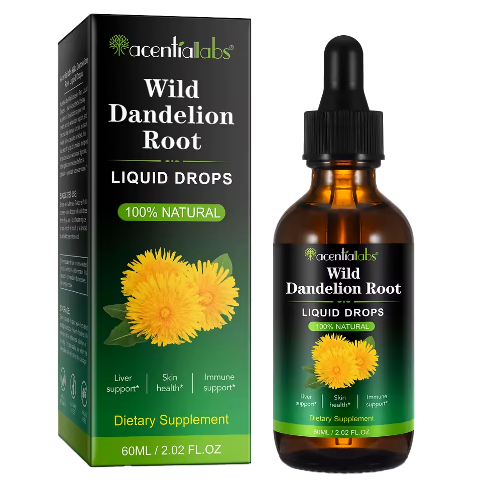 Extract de rădăcină de păpădie sălbatică • Picături lichide