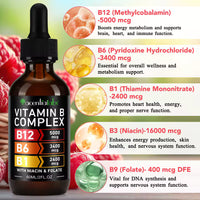 Complex de vitamine B • Picături lichide